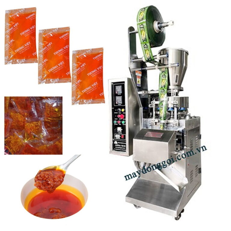 xưởng chế tạo máy chiết rót tương ớt