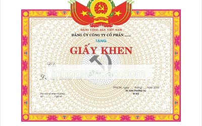 56+ mẫu giấy khen, bằng khen thiết kế chuyên nghiệp ấn tượng