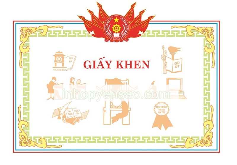 Mẫu bằng khen - 16