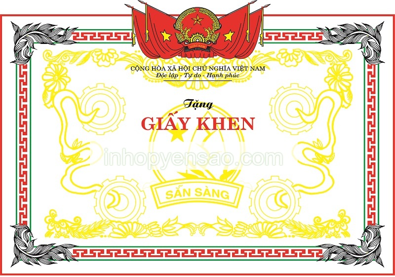 Mẫu bằng khen đẹp - 21